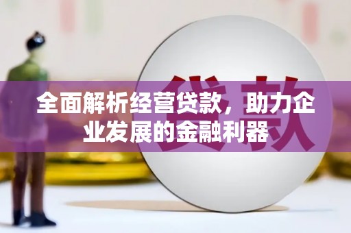 霍城全面解析经营贷款，助力企业发展的金融利器