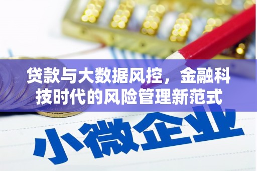 霍城贷款与大数据风控，金融科技时代的风险管理新范式