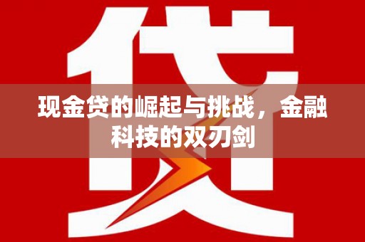 霍城现金贷的崛起与挑战，金融科技的双刃剑