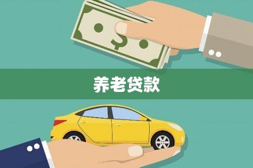 霍城养老贷款
