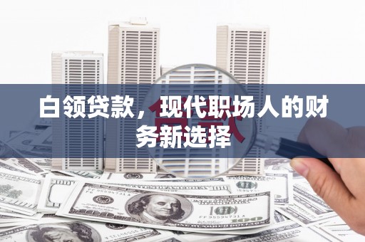 霍城白领贷款，现代职场人的财务新选择