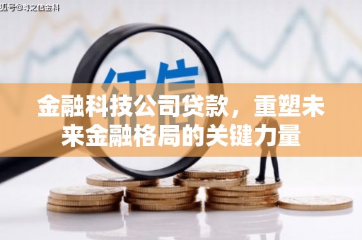 霍城金融科技公司贷款，重塑未来金融格局的关键力量
