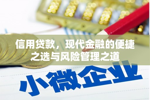 霍城信用贷款，现代金融的便捷之选与风险管理之道