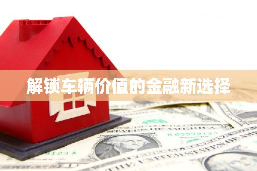 霍城解锁车辆价值的金融新选择