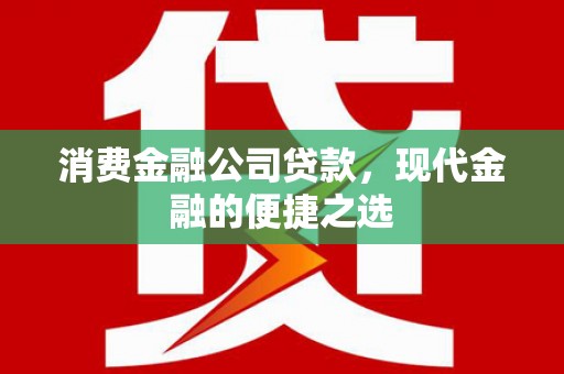 霍城消费金融公司贷款，现代金融的便捷之选