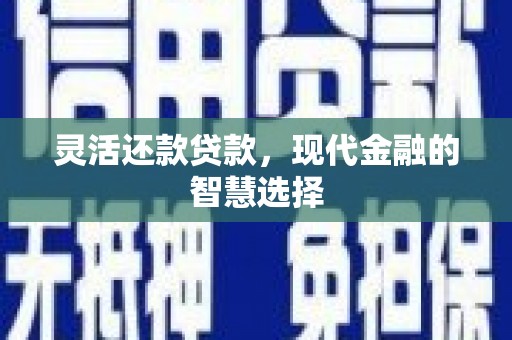 霍城灵活还款贷款，现代金融的智慧选择