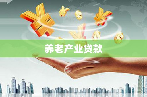 霍城养老产业贷款