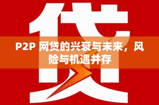 霍城P2P 网贷的兴衰与未来，风险与机遇并存