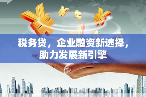 霍城税务贷，企业融资新选择，助力发展新引擎