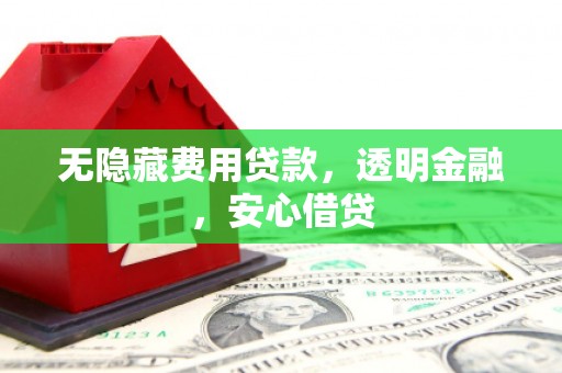 霍城无隐藏费用贷款，透明金融，安心借贷