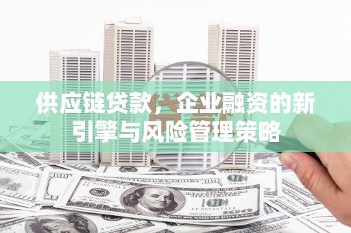霍城供应链贷款，企业融资的新引擎与风险管理策略