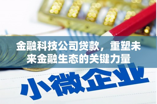 霍城金融科技公司贷款，重塑未来金融生态的关键力量