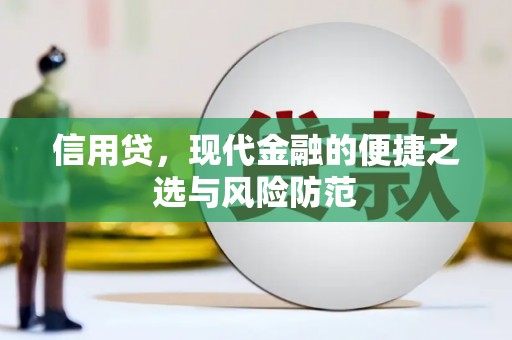 霍城信用贷，现代金融的便捷之选与风险防范