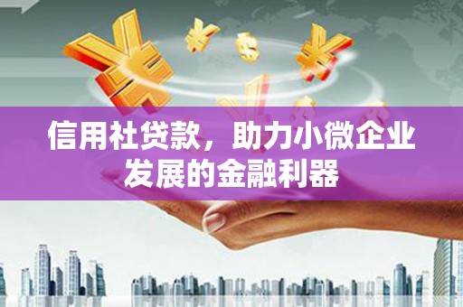 霍城信用社贷款，助力小微企业发展的金融利器